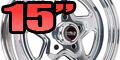 15" Weld Pro-Star Mustang Drag Wheels
